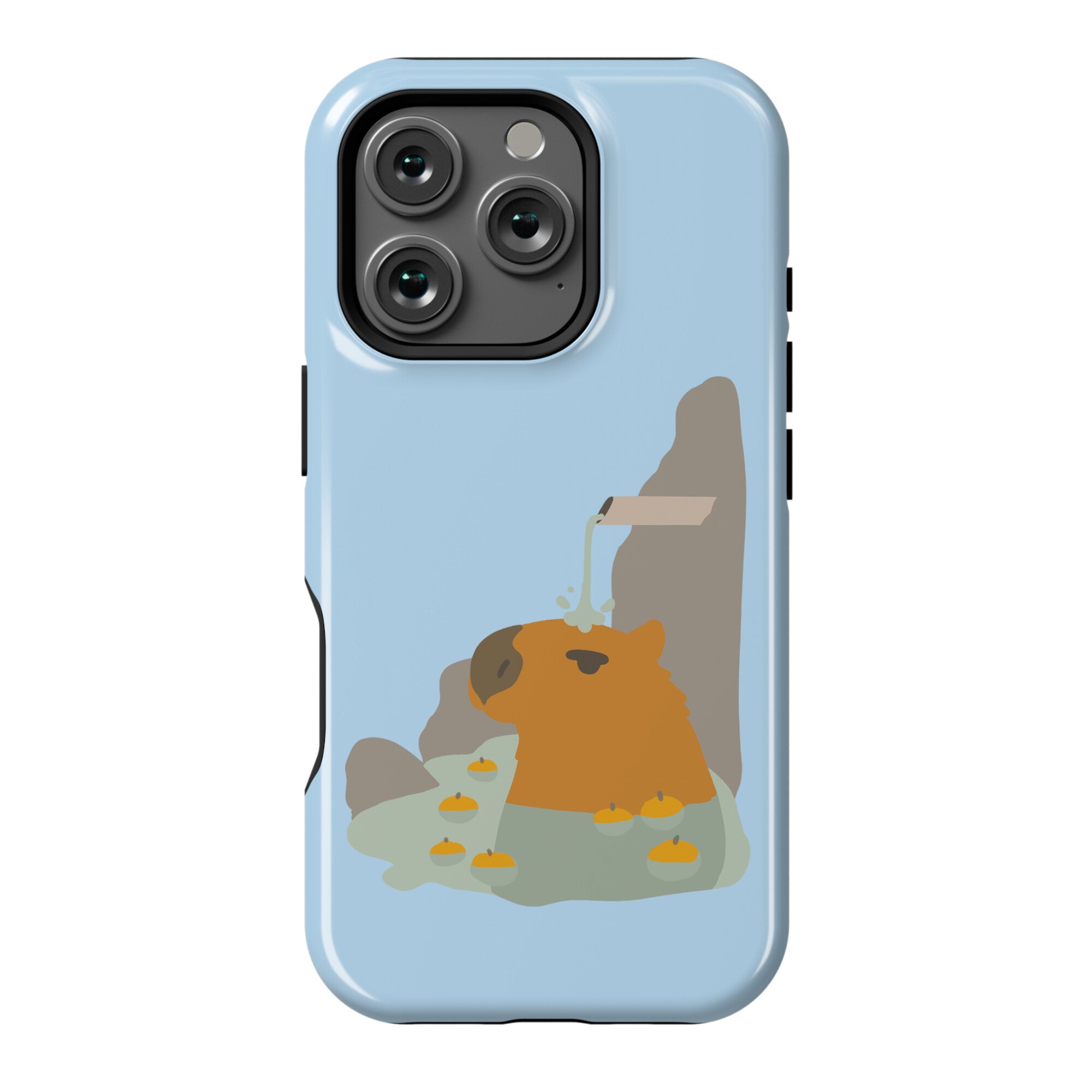Capybara Hot Spring Phone Case